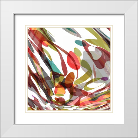 Surprise I White Modern Wood Framed Art Print with Double Matting by Burghardt, James