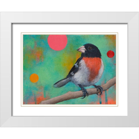 Mysteries of the Universe XI White Modern Wood Framed Art Print with Double Matting by Evans, Bridget G.