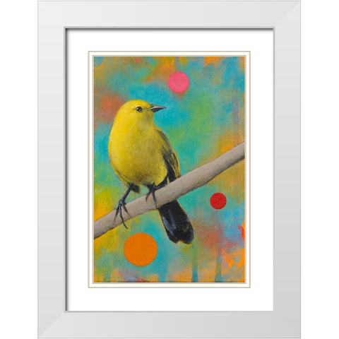 Mysteries of the Universe XII White Modern Wood Framed Art Print with Double Matting by Evans, Bridget G.