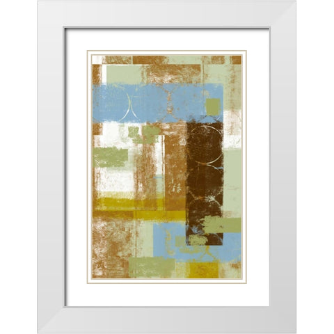 Reinvented Culture II White Modern Wood Framed Art Print with Double Matting by Vision Studio