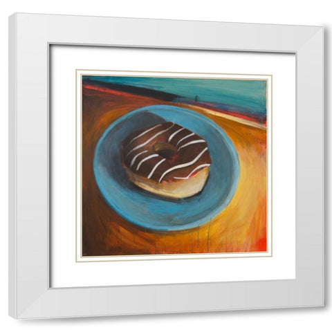 Fresh Daily I White Modern Wood Framed Art Print with Double Matting by Evans, Bridget G.