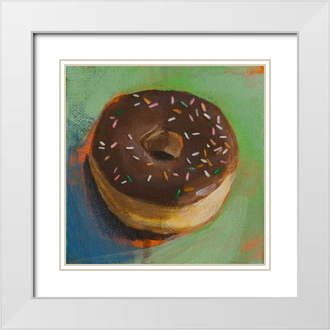 Fresh Daily IV White Modern Wood Framed Art Print with Double Matting by Evans, Bridget G.