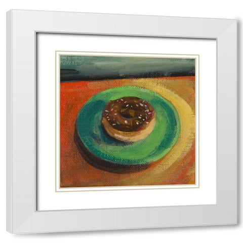 Fresh Daily VI White Modern Wood Framed Art Print with Double Matting by Evans, Bridget G.