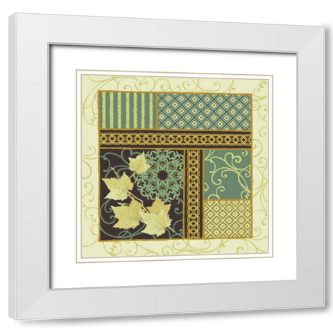 Maple Stories III White Modern Wood Framed Art Print with Double Matting by Hoffman, Katia