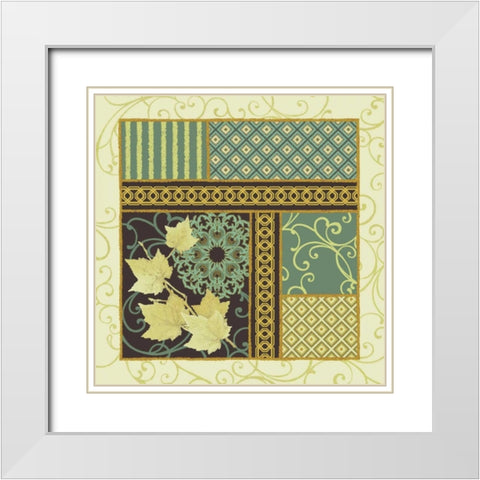 Maple Stories III White Modern Wood Framed Art Print with Double Matting by Hoffman, Katia