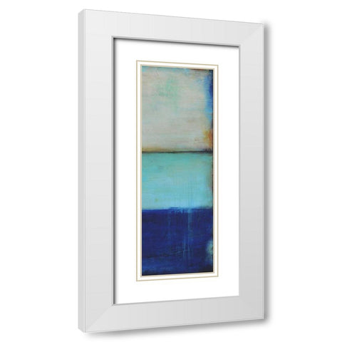 Ocean 78 II White Modern Wood Framed Art Print with Double Matting by Ashley, Erin