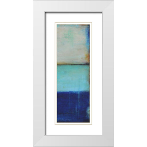 Ocean 78 II White Modern Wood Framed Art Print with Double Matting by Ashley, Erin
