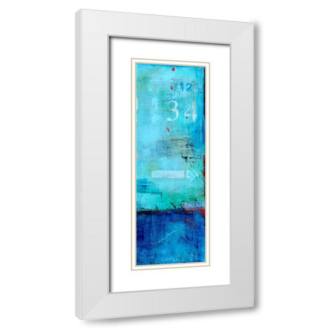 Pier 34 II White Modern Wood Framed Art Print with Double Matting by Ashley, Erin