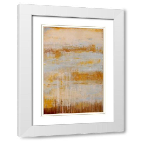 Ashwood Creek I White Modern Wood Framed Art Print with Double Matting by Ashley, Erin