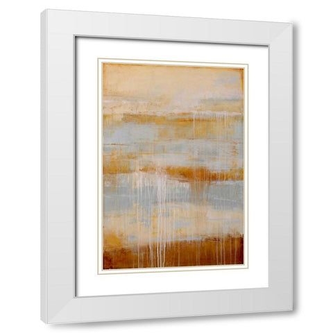Ashwood Creek II White Modern Wood Framed Art Print with Double Matting by Ashley, Erin