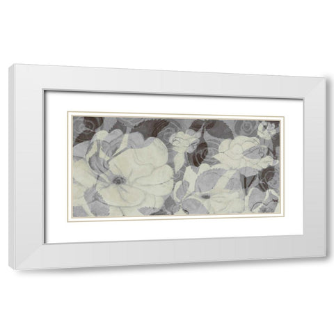 Grey Garden III White Modern Wood Framed Art Print with Double Matting by Popp, Grace