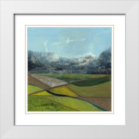 Mountain Memory I White Modern Wood Framed Art Print with Double Matting by Popp, Grace