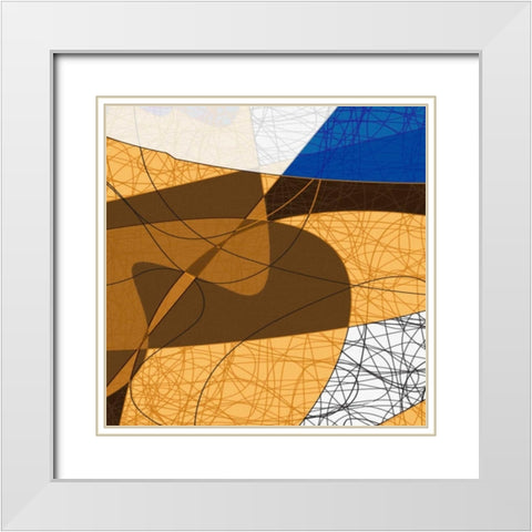 Tangled II White Modern Wood Framed Art Print with Double Matting by Burghardt, James