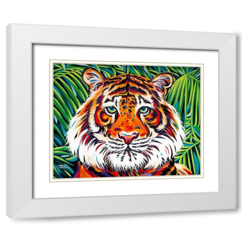 Wild Beauties I White Modern Wood Framed Art Print with Double Matting by Vitaletti, Carolee