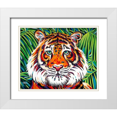 Wild Beauties I White Modern Wood Framed Art Print with Double Matting by Vitaletti, Carolee