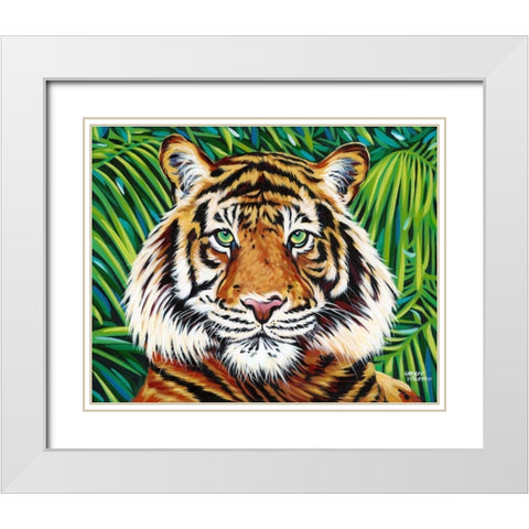 Wild Beauties III White Modern Wood Framed Art Print with Double Matting by Vitaletti, Carolee