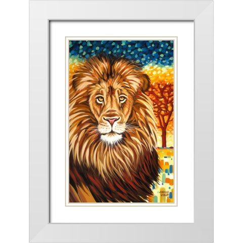 Wild Africa II White Modern Wood Framed Art Print with Double Matting by Vitaletti, Carolee