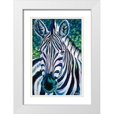 Wild Africa III White Modern Wood Framed Art Print with Double Matting by Vitaletti, Carolee