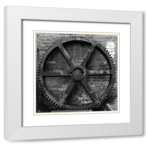 Rustic Details III White Modern Wood Framed Art Print with Double Matting by Bell, Lillian