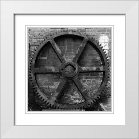 Rustic Details III White Modern Wood Framed Art Print with Double Matting by Bell, Lillian