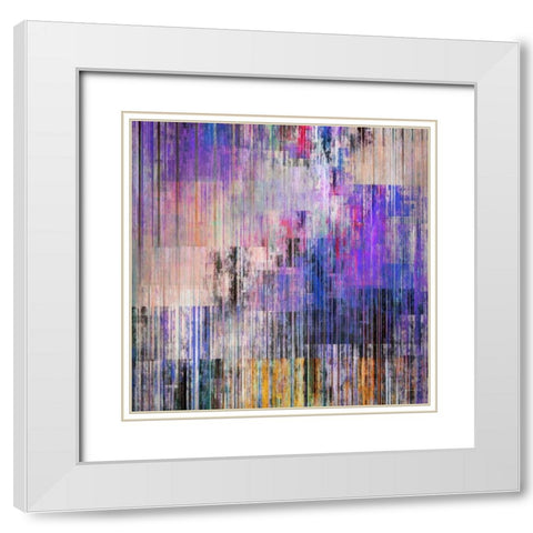 Riser Panel I White Modern Wood Framed Art Print with Double Matting by Burghardt, James