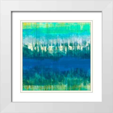 Marine II White Modern Wood Framed Art Print with Double Matting by Butler, John