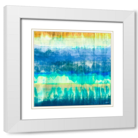 Marine III White Modern Wood Framed Art Print with Double Matting by Butler, John