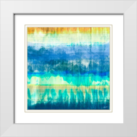 Marine III White Modern Wood Framed Art Print with Double Matting by Butler, John