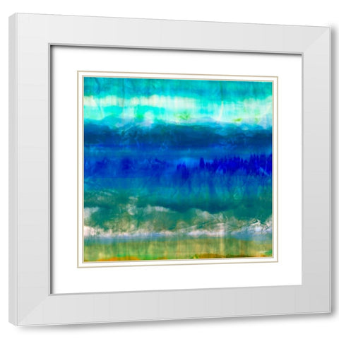 Marine VI White Modern Wood Framed Art Print with Double Matting by Butler, John