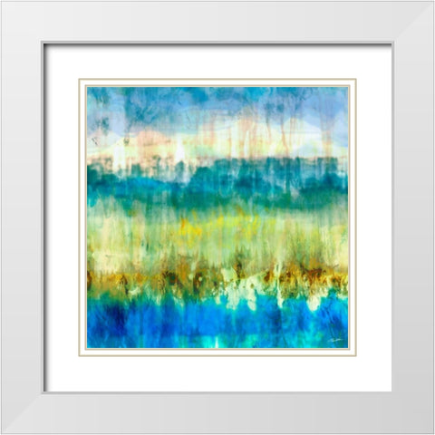 Marine VIII White Modern Wood Framed Art Print with Double Matting by Butler, John