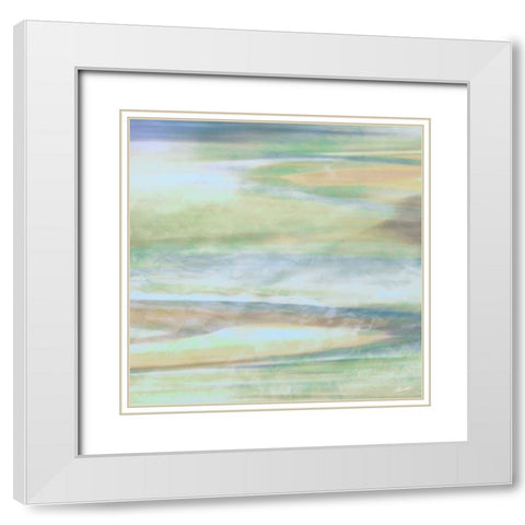Heaven II White Modern Wood Framed Art Print with Double Matting by Butler, John