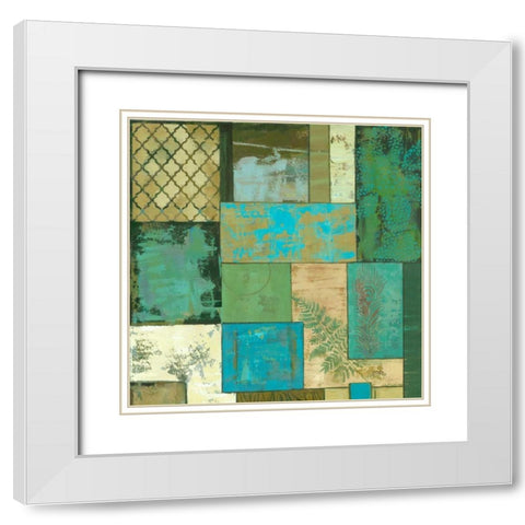 Fossil Infusion II a White Modern Wood Framed Art Print with Double Matting by Joy, Julie