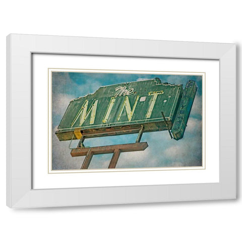 Vintage LA VIII White Modern Wood Framed Art Print with Double Matting by Malek, Honey