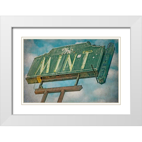 Vintage LA VIII White Modern Wood Framed Art Print with Double Matting by Malek, Honey