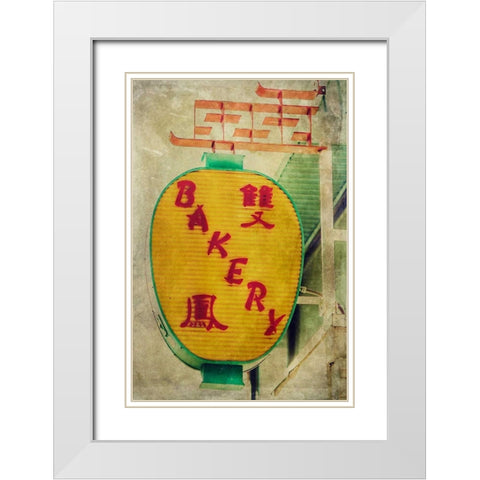 Vintage LA XII White Modern Wood Framed Art Print with Double Matting by Malek, Honey