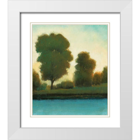 Quiet Moment I White Modern Wood Framed Art Print with Double Matting by OToole, Tim