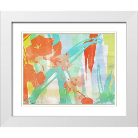 A Leaf Was Born I White Modern Wood Framed Art Print with Double Matting by Orlov, Irena