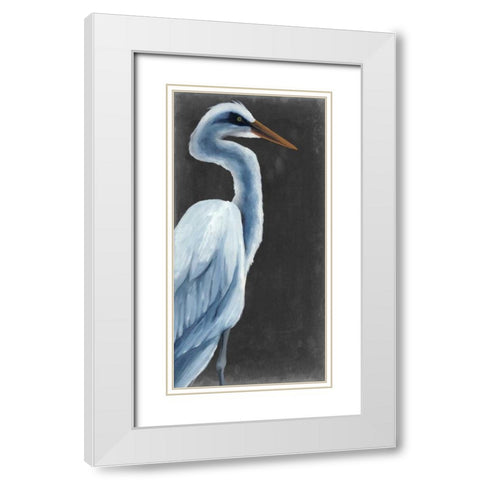 Herald II White Modern Wood Framed Art Print with Double Matting by Popp, Grace