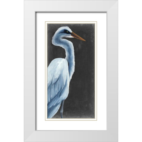 Herald II White Modern Wood Framed Art Print with Double Matting by Popp, Grace