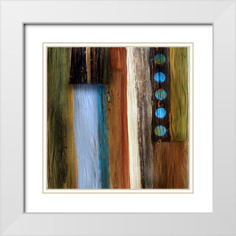 Spice Impressions I White Modern Wood Framed Art Print with Double Matting by Orlov, Irena