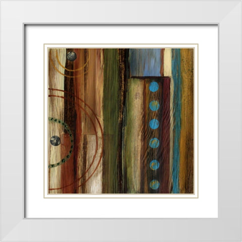 Spice Impressions III White Modern Wood Framed Art Print with Double Matting by Orlov, Irena
