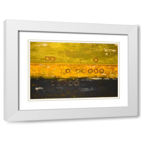 Aquarium I White Modern Wood Framed Art Print with Double Matting by Avondet, Natalie