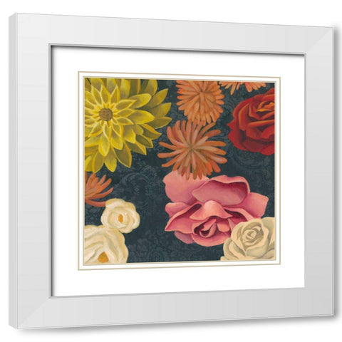 Flor de Luz III White Modern Wood Framed Art Print with Double Matting by Popp, Grace