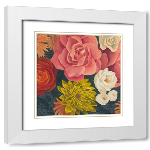 Flor de Luz IV White Modern Wood Framed Art Print with Double Matting by Popp, Grace