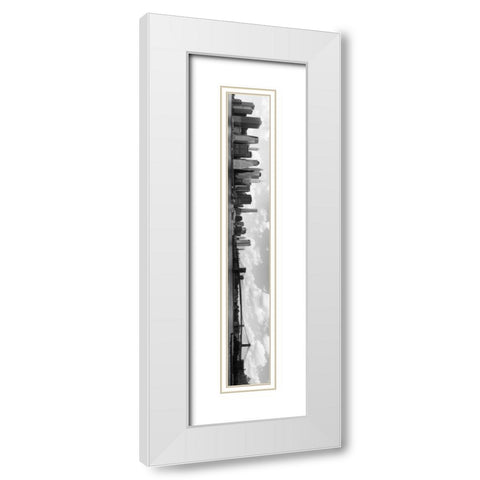 NY Scenes V White Modern Wood Framed Art Print with Double Matting by Pica, Jeff