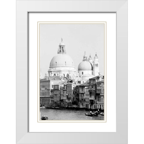 Venice Scenes IV White Modern Wood Framed Art Print with Double Matting by Pica, Jeff