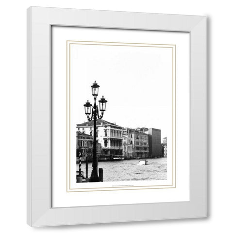 Venice Scenes VI White Modern Wood Framed Art Print with Double Matting by Pica, Jeff