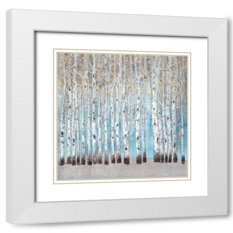 Into the Forest I White Modern Wood Framed Art Print with Double Matting by OToole, Tim