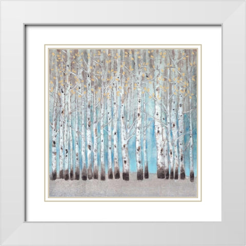 Into the Forest I White Modern Wood Framed Art Print with Double Matting by OToole, Tim