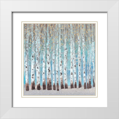Into the Forest II White Modern Wood Framed Art Print with Double Matting by OToole, Tim
